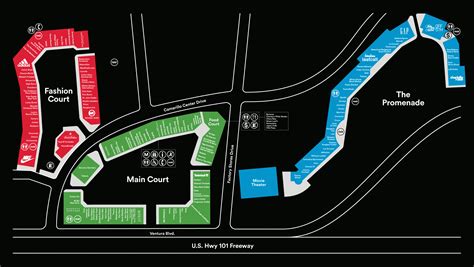 map of camarillo outlet center.